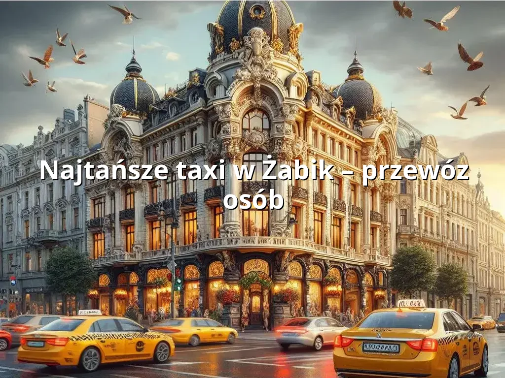 Tanie Taxi Żabik