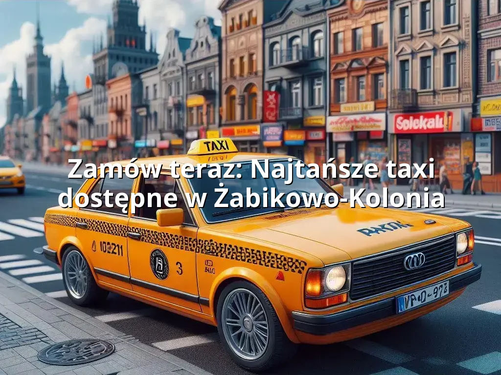 Tanie Taxi Żabikowo-Kolonia