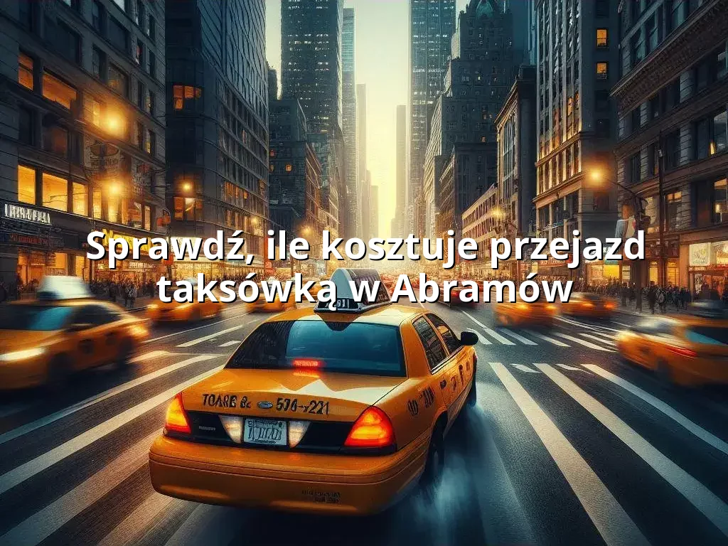 Tanie Taxi Abramów