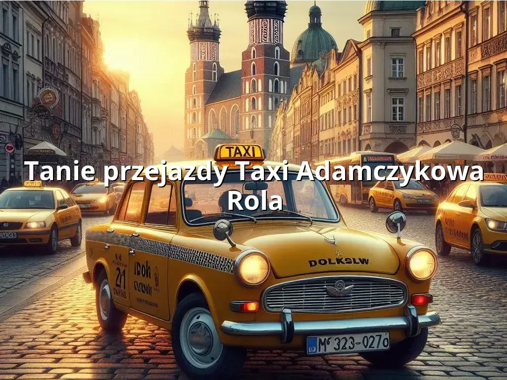 Tanie Taxi Adamczykowa Rola