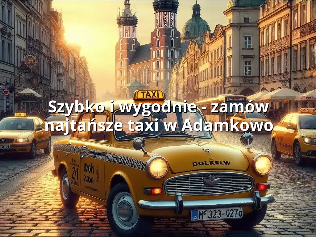 Tanie Taxi Adamkowo