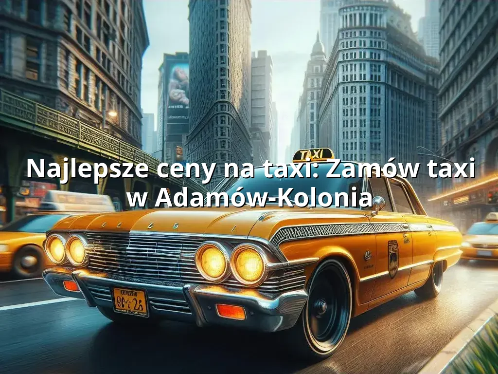 Tanie Taxi Adamów-Kolonia