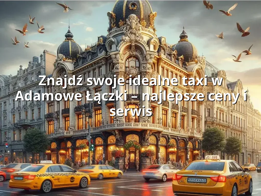 Tanie Taxi Adamowe Łączki