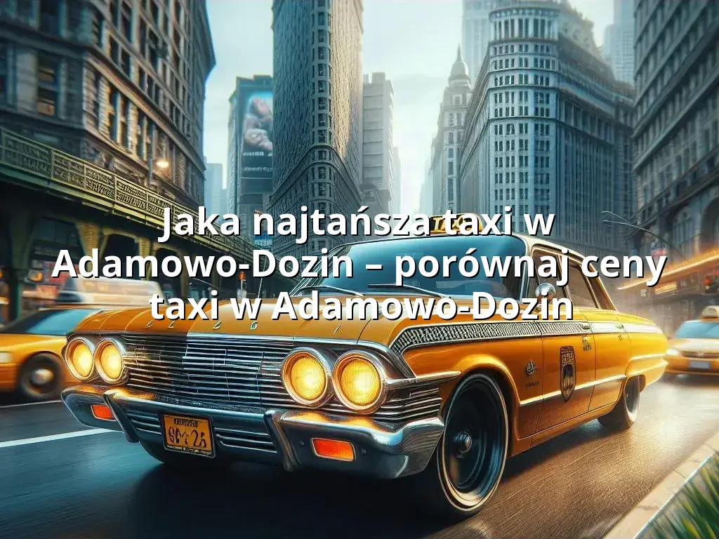 Tanie Taxi Adamowo-Dozin