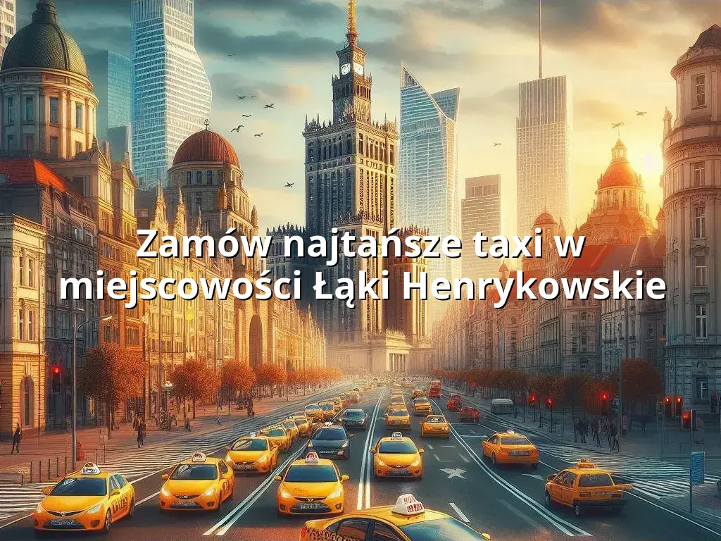 Tanie Taxi Łąki Henrykowskie