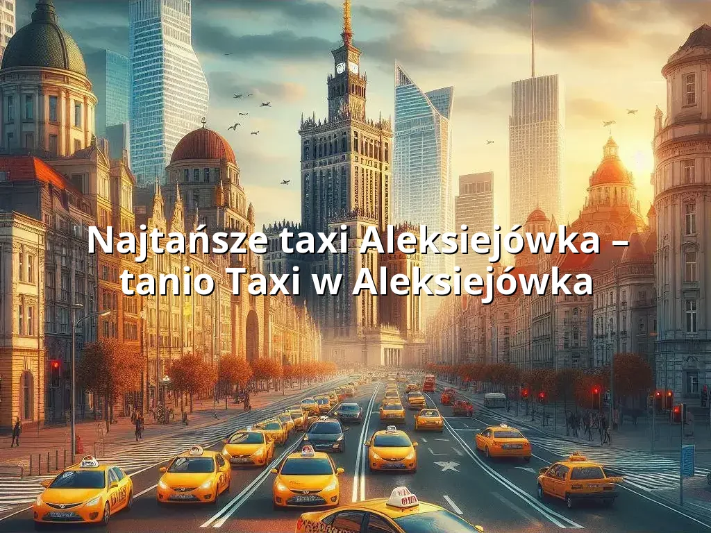 Tanie Taxi Aleksiejówka