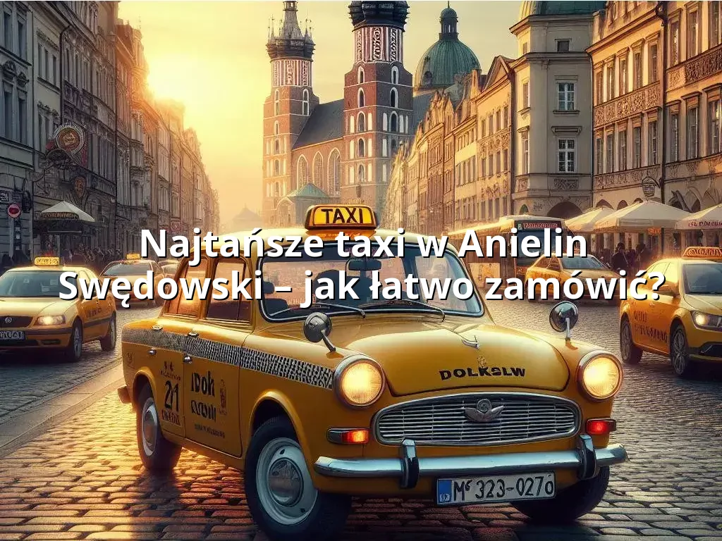 Tanie Taxi Anielin Swędowski