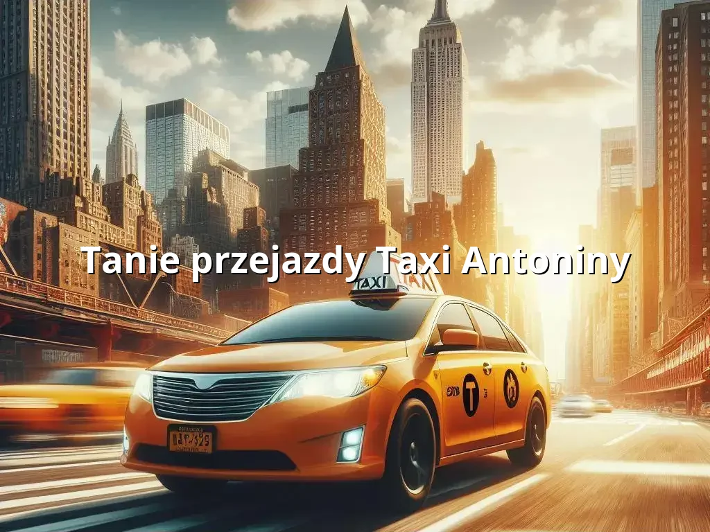 Tanie Taxi Antoniny