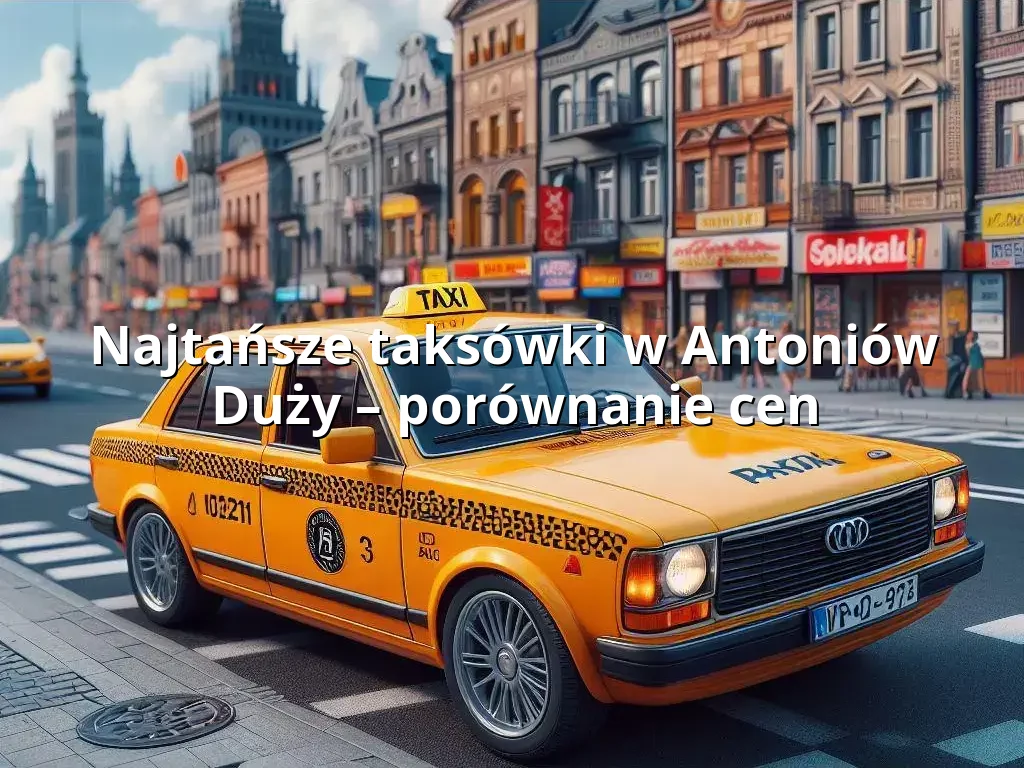 Tanie Taxi Antoniów Duży