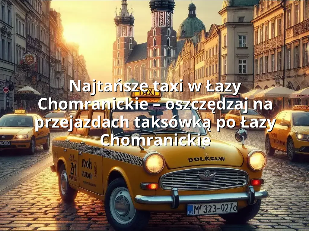 Tanie Taxi Łazy Chomranickie