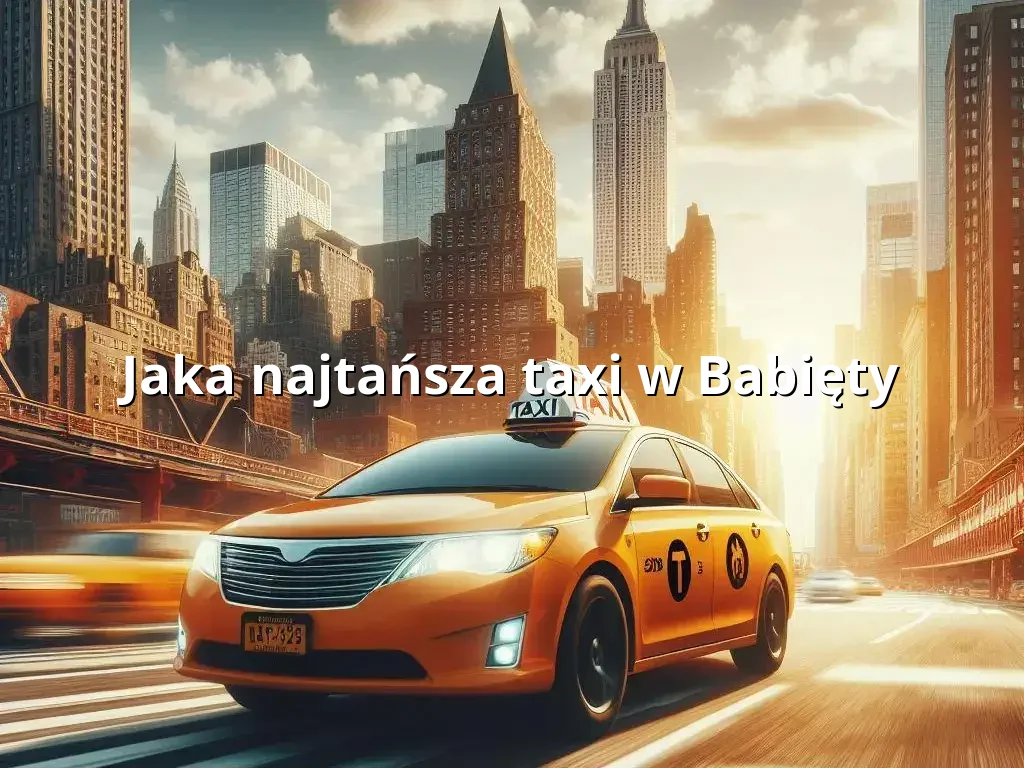 Tanie Taxi Babięty