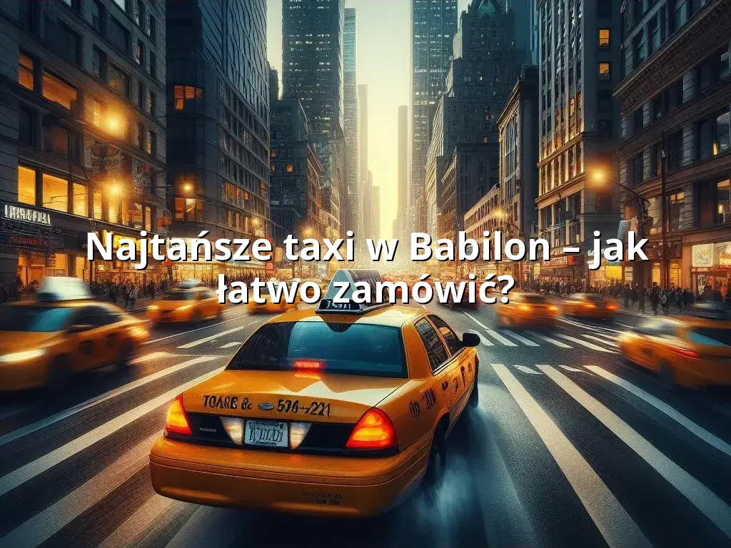 Tanie Taxi Babilon