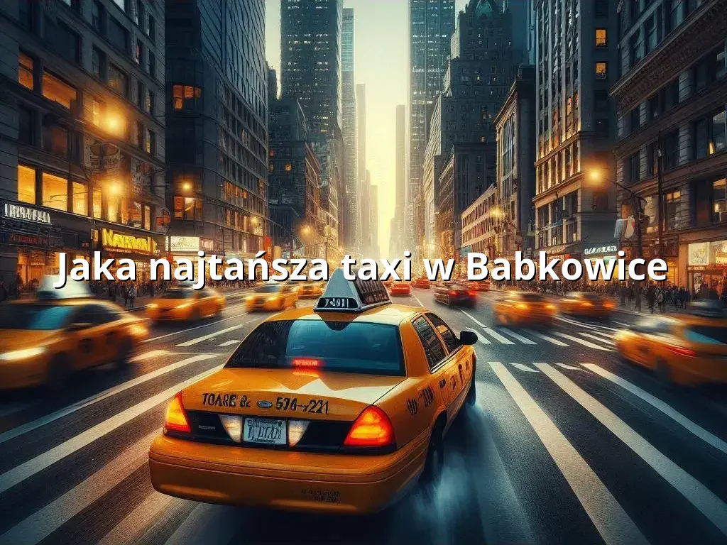 Tanie Taxi Babkowice