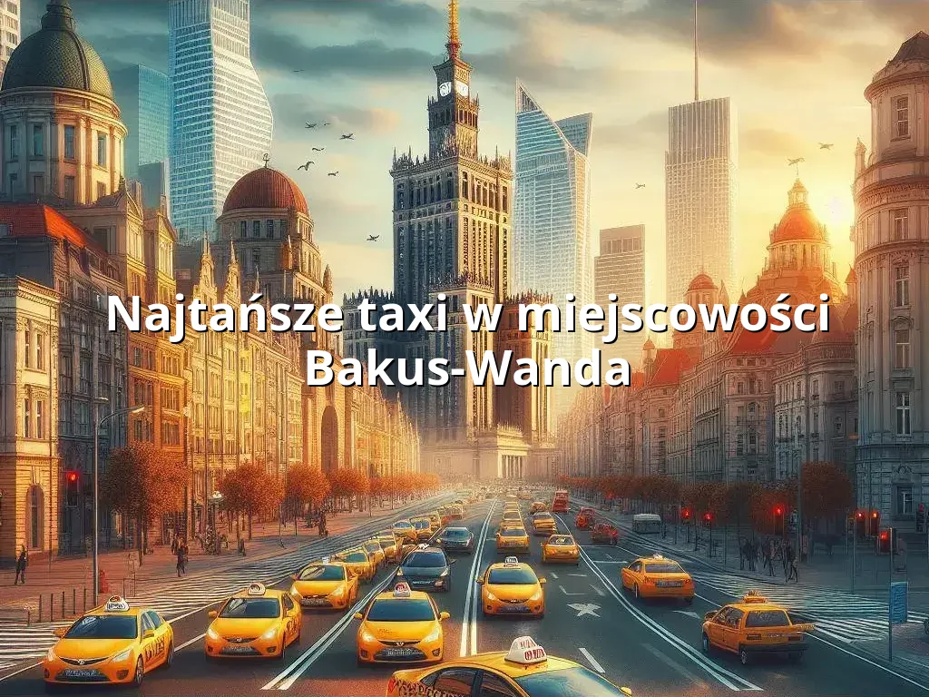 Tanie Taxi Bakus-Wanda