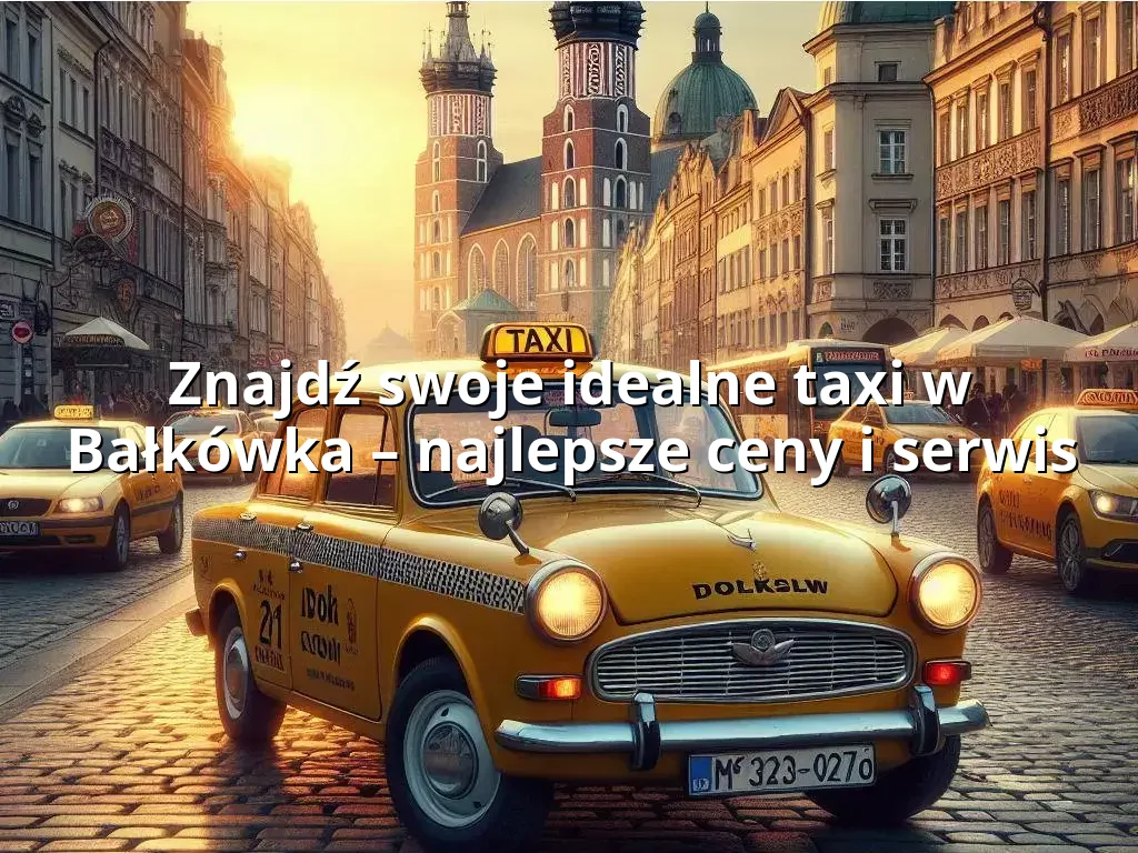 Tanie Taxi Bałkówka