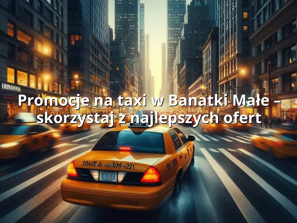 Tanie Taxi Banatki Małe