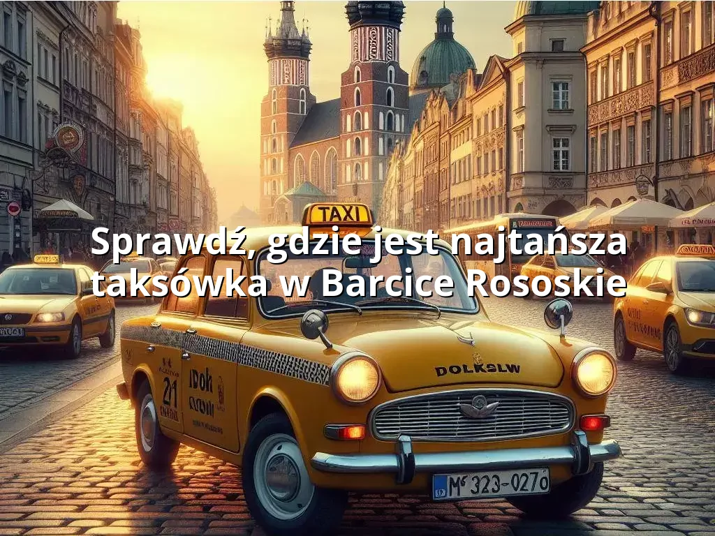 Tanie Taxi Barcice Rososkie