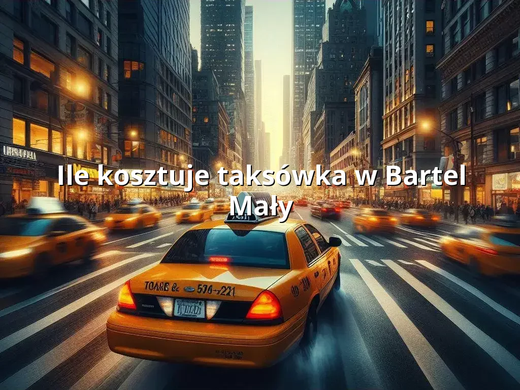 Tanie Taxi Bartel Mały