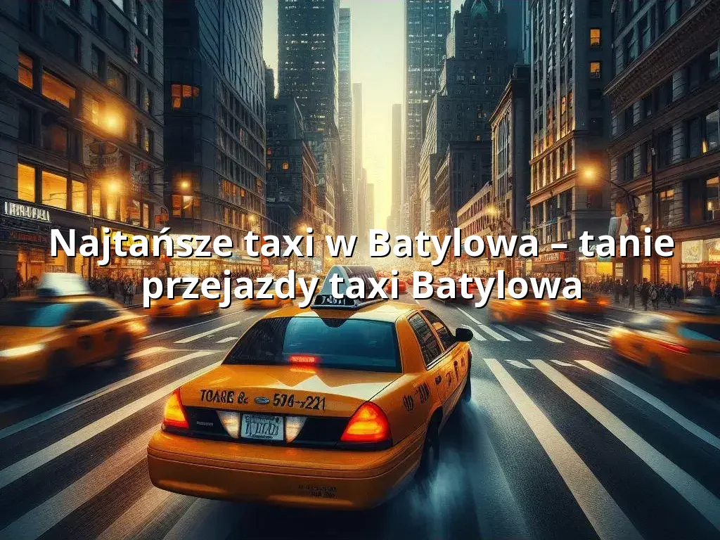 Tanie Taxi Batylowa