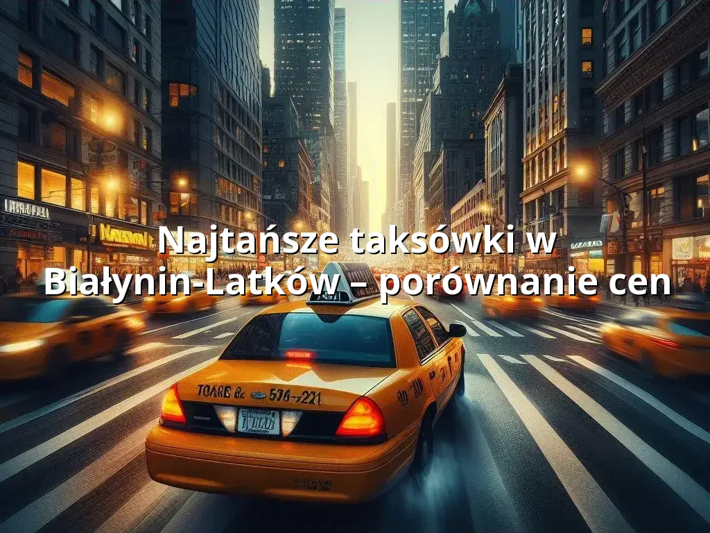 Tanie Taxi Białynin-Latków