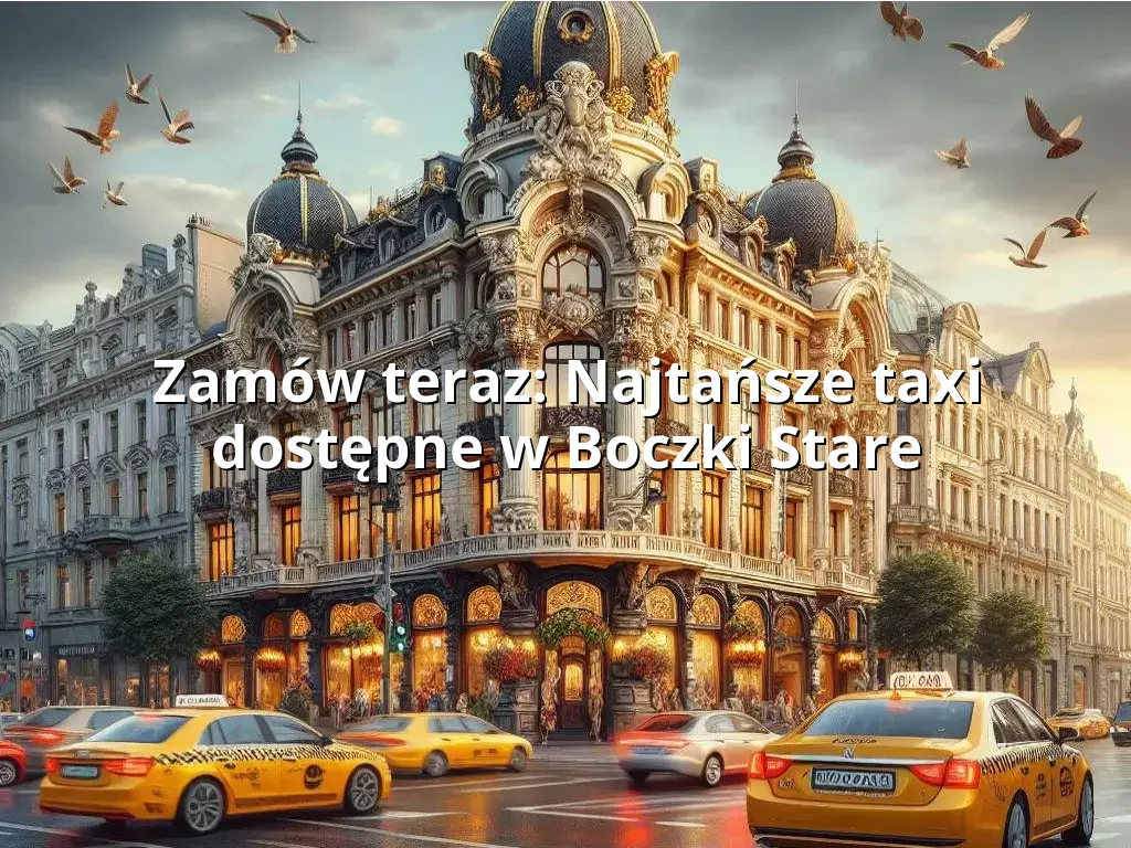 Tanie Taxi Boczki Stare