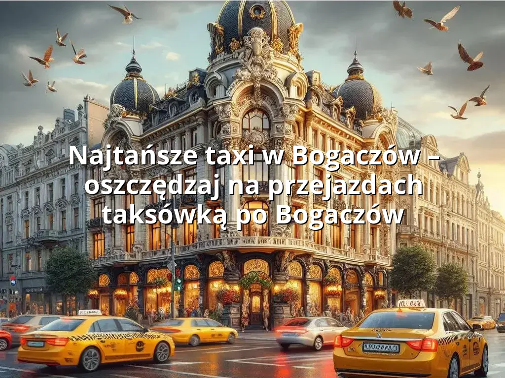 Tanie Taxi Bogaczów