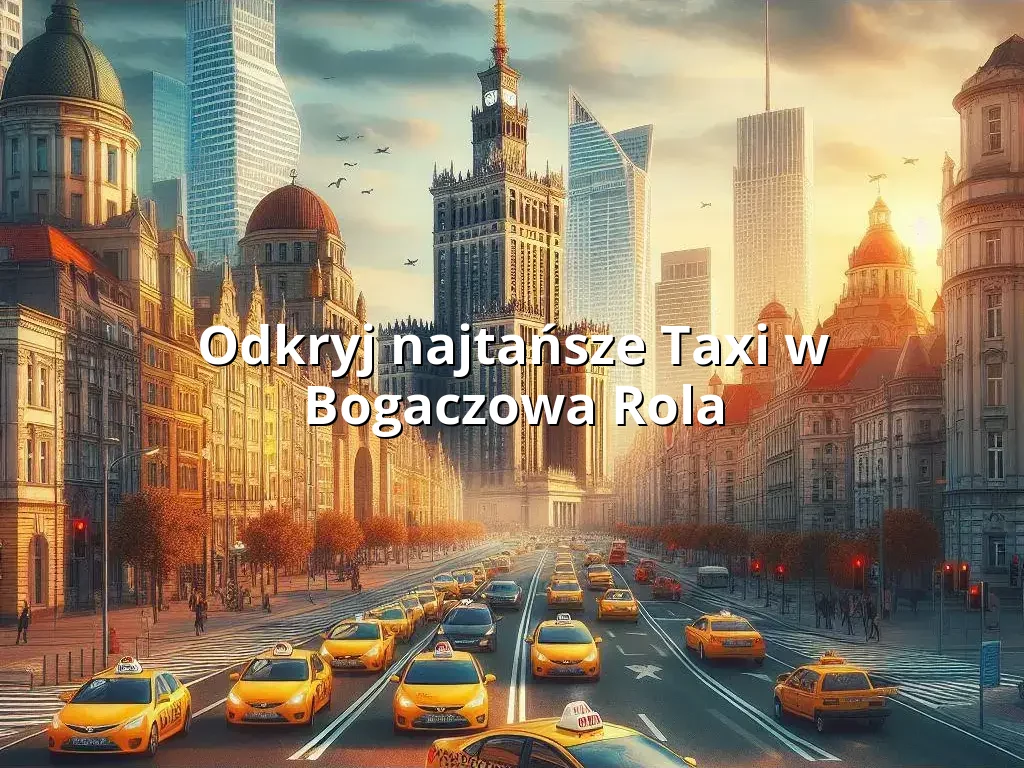 Tanie Taxi Bogaczowa Rola