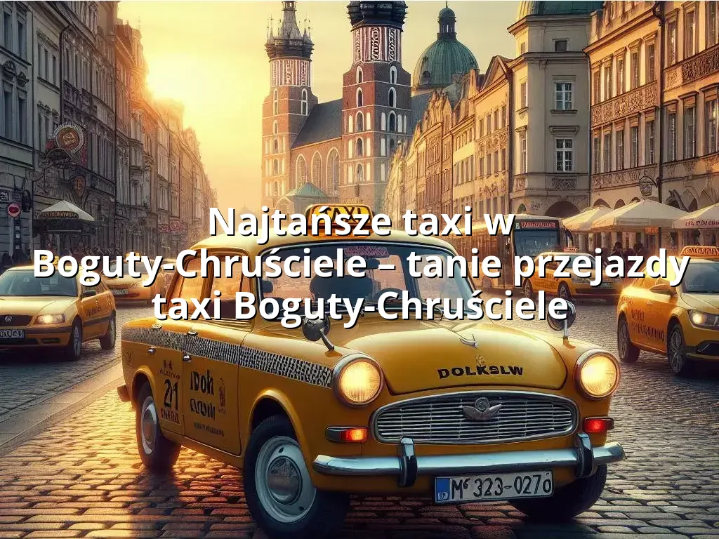 Tanie Taxi Boguty-Chruściele