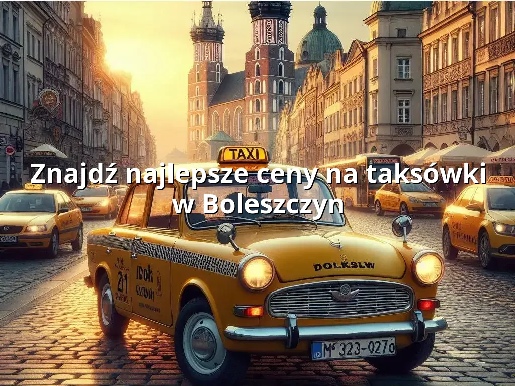 Tanie Taxi Boleszczyn