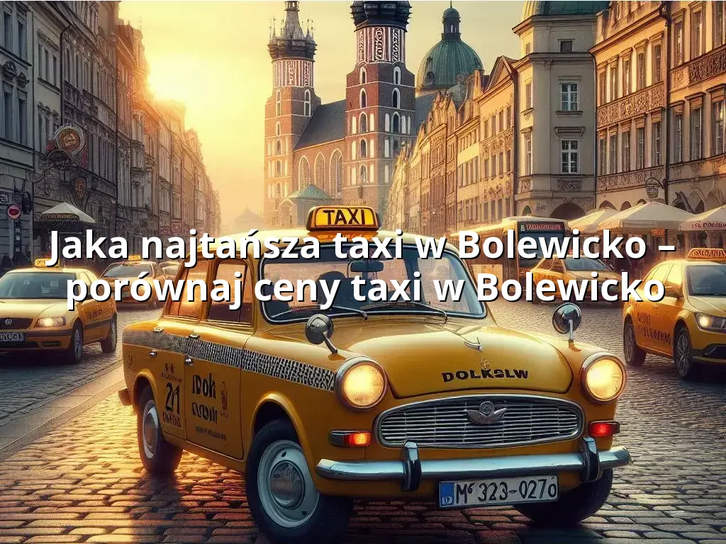 Tanie Taxi Bolewicko