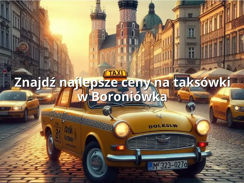 Tanie Taxi Boroniówka