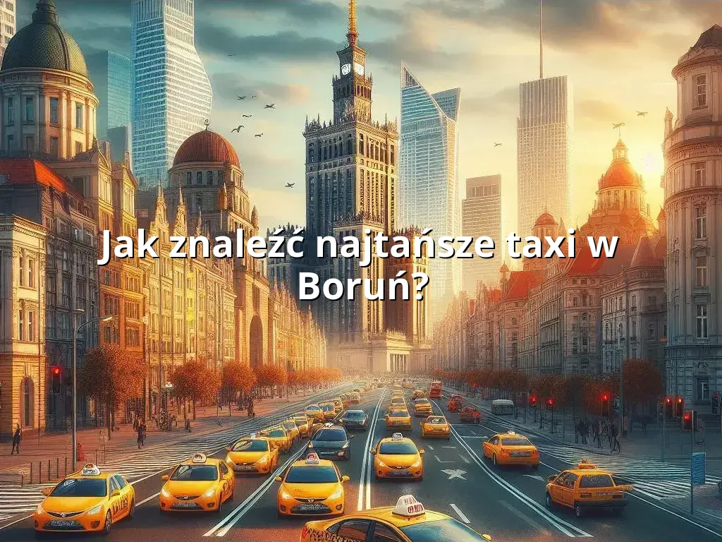 Tanie Taxi Boruń