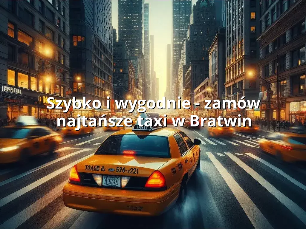 Tanie Taxi Bratwin