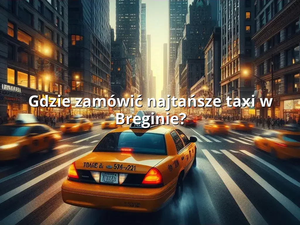 Tanie Taxi Breginie