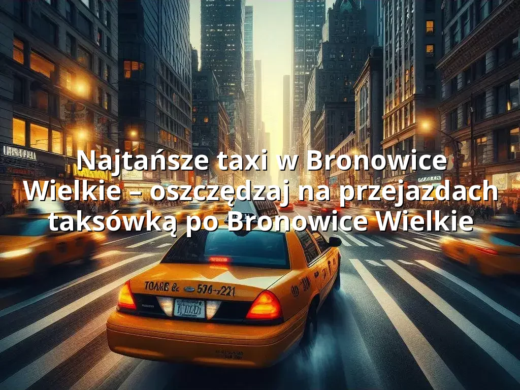 Tanie Taxi Bronowice Wielkie