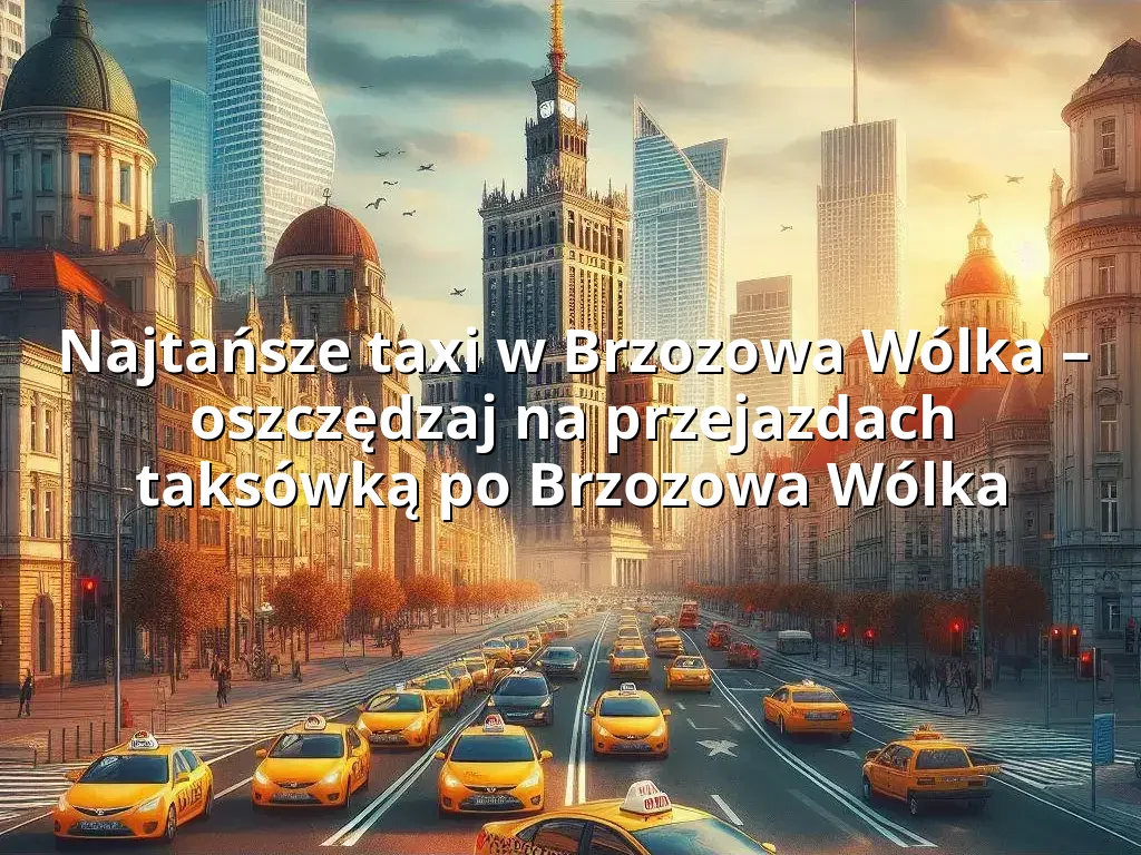 Tanie Taxi Brzozowa Wólka