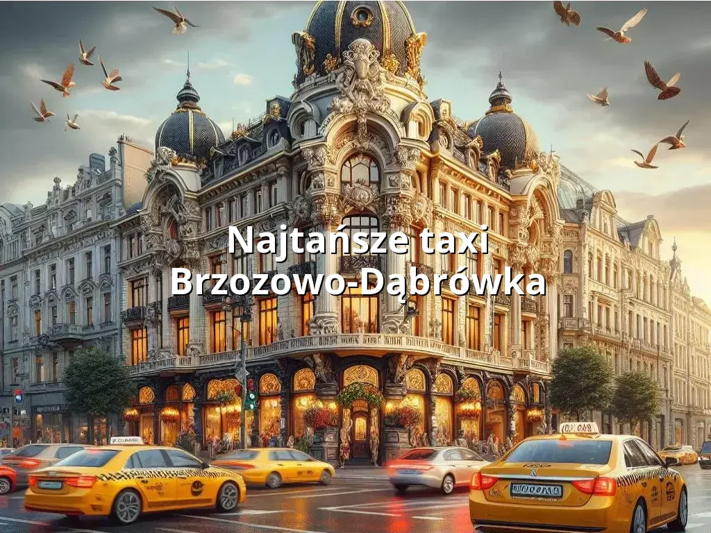 Tanie Taxi Brzozowo-Dąbrówka