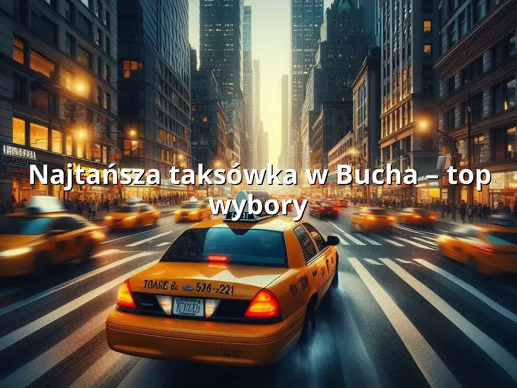 Tanie Taxi Bucha