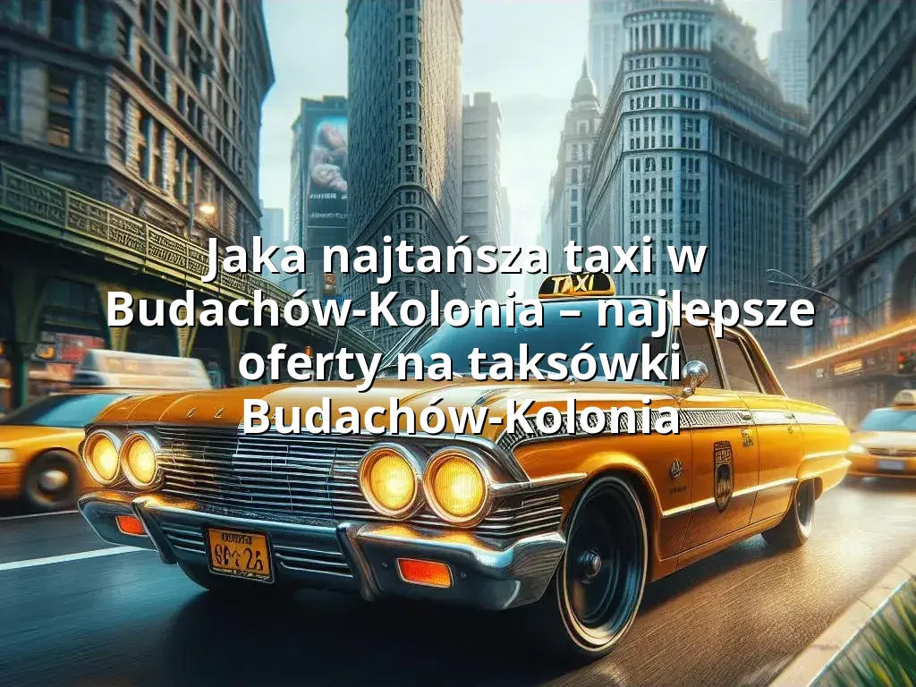 Tanie Taxi Budachów-Kolonia