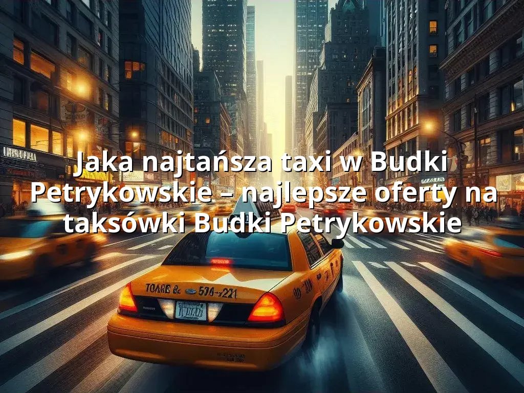 Tanie Taxi Budki Petrykowskie