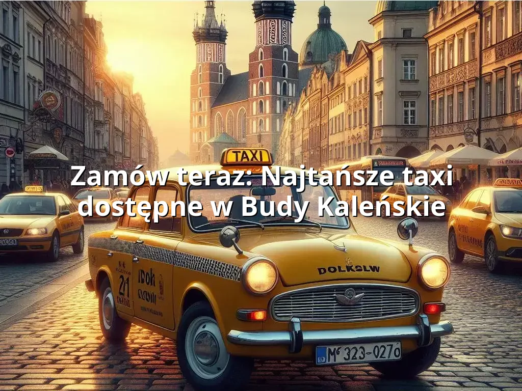 Tanie Taxi Budy Kaleńskie