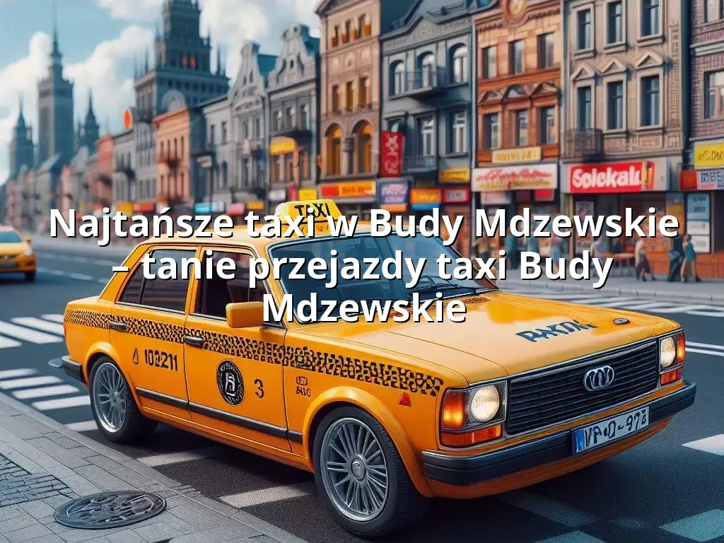 Tanie Taxi Budy Mdzewskie