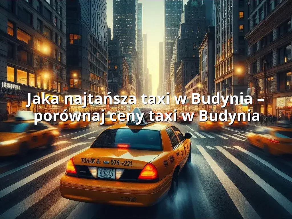 Tanie Taxi Budynia