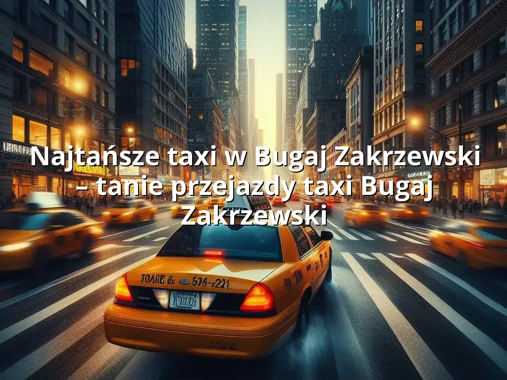 Tanie Taxi Bugaj Zakrzewski