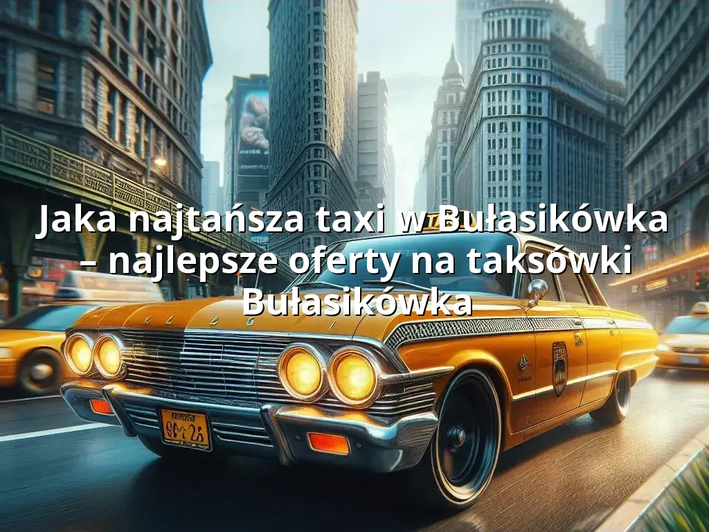 Tanie Taxi Bułasikówka