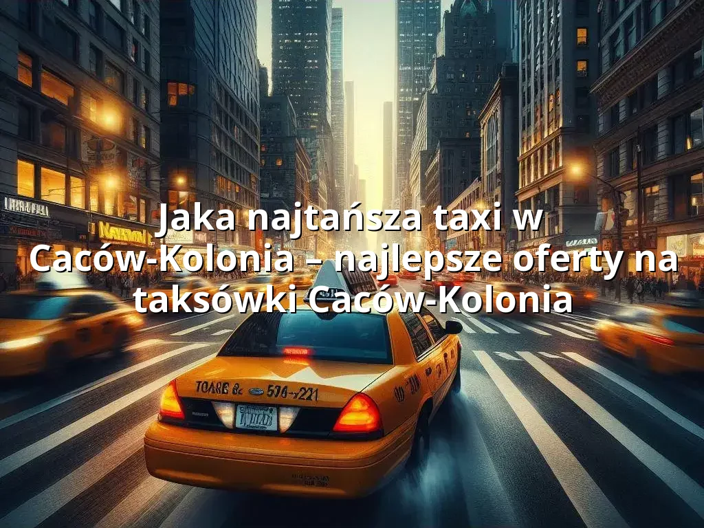 Tanie Taxi Caców-Kolonia