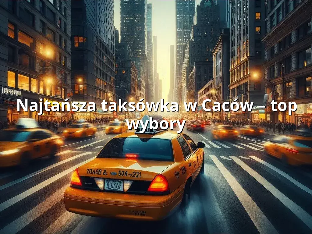 Tanie Taxi Caców