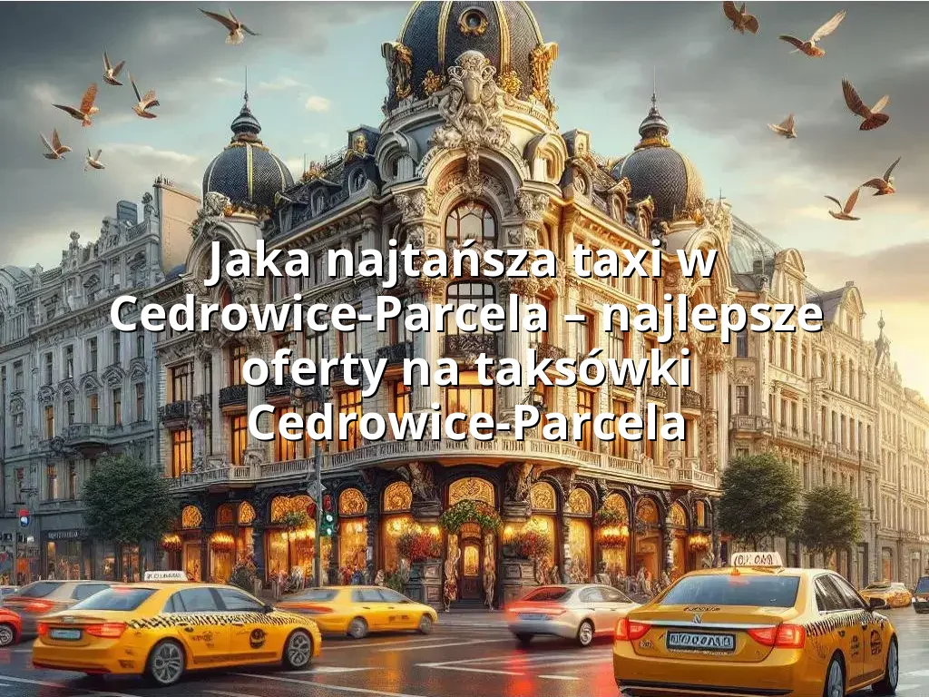 Tanie Taxi Cedrowice-Parcela