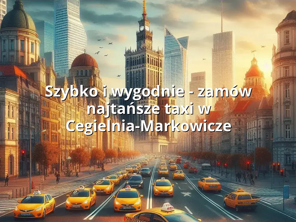 Tanie Taxi Cegielnia-Markowicze