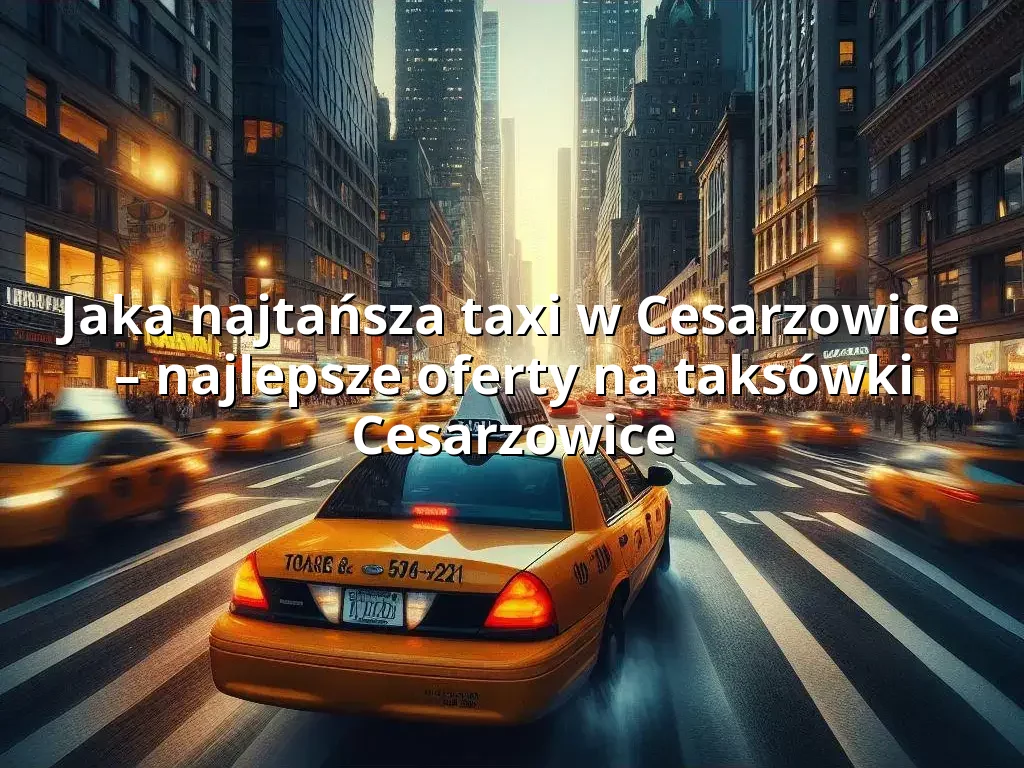 Tanie Taxi Cesarzowice